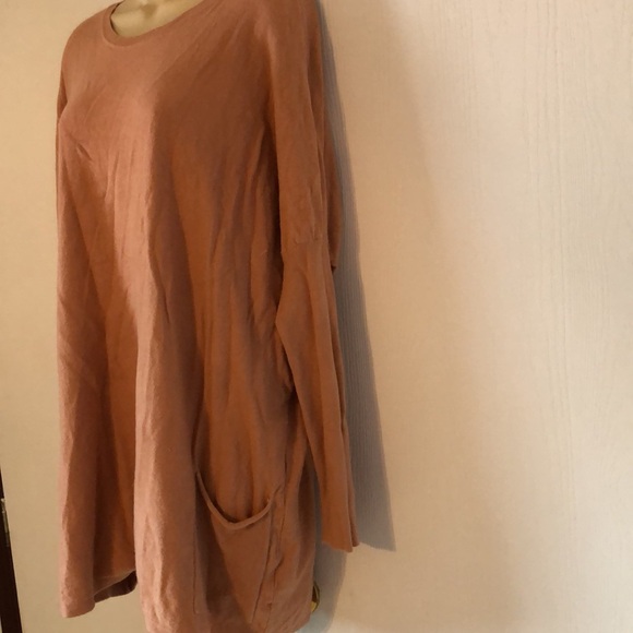 Woman’s viscose fall  tunic top sweater with pockets - Picture 8 of 10